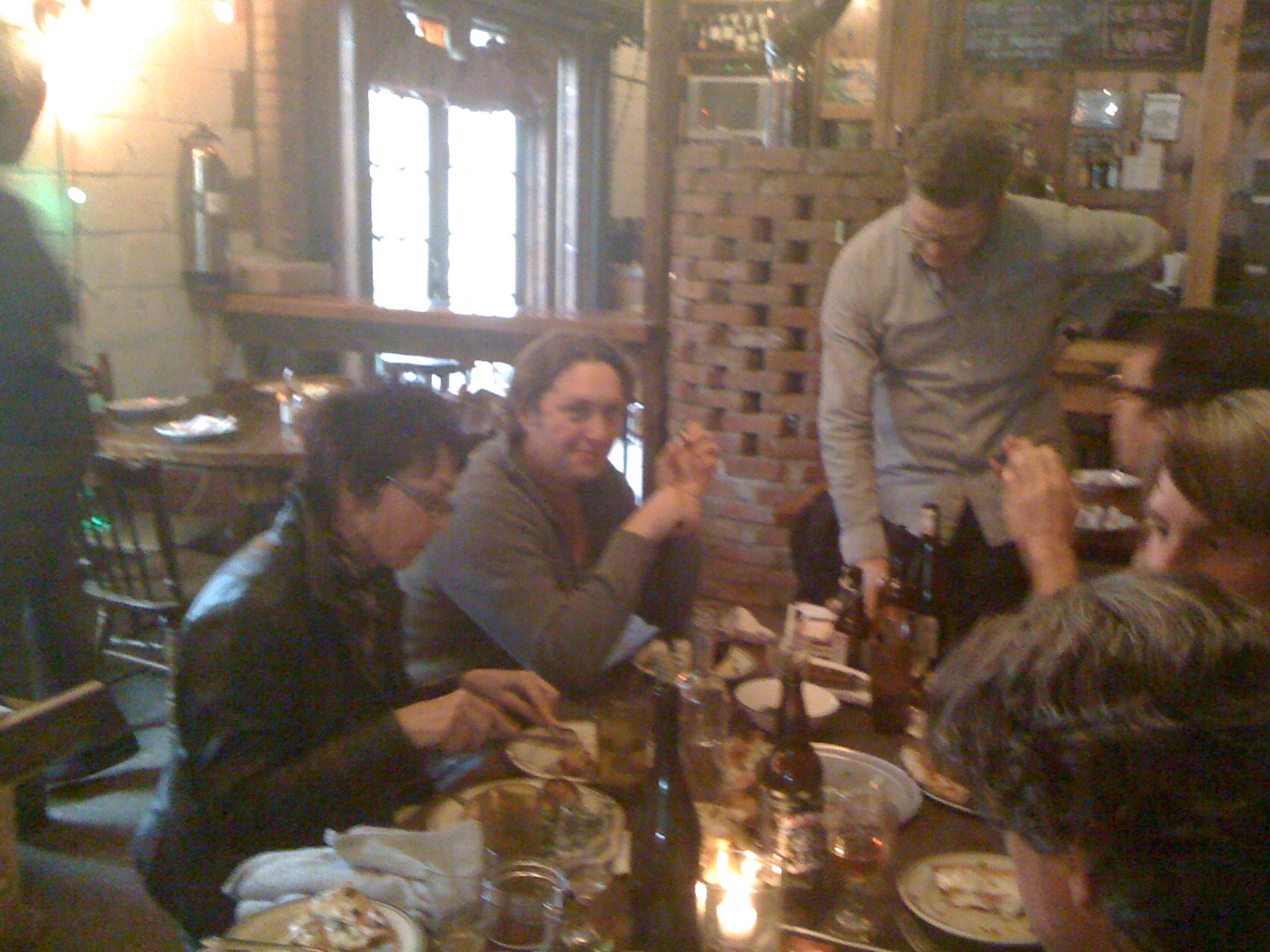 Jerome Rebetez of Brasserie des Franches-Montagnes at Roberta's Restaurant after Beer Sessions Radio taping, 2010