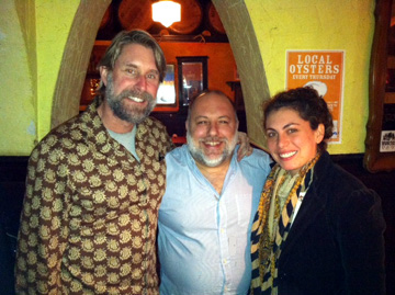 Dave Brodrick, Jimmy Carbone, and Caroline Pincus at Good Beer Seal annual luncheon, 2012