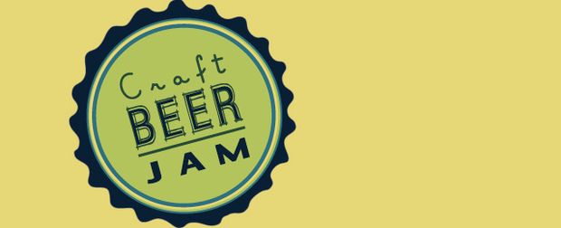 Craft Beer Jam logo with bottle cap design, circa 2012