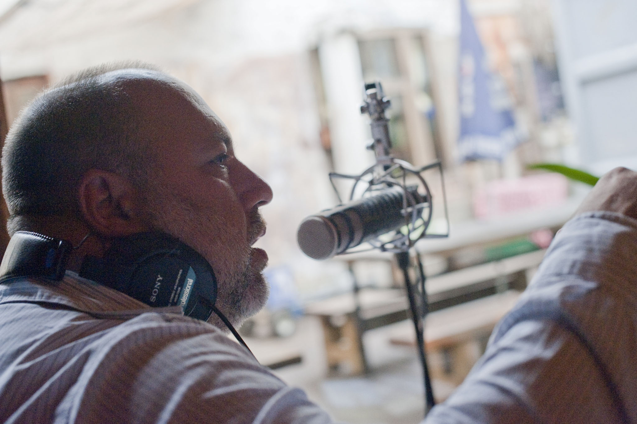 Jimmy Carbone speaking at Beer Sessions Radio recording, circa 2010