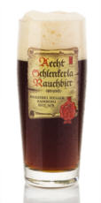 Schlenkerla Rauchbier smoked beer in glass, circa 2010
