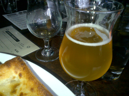 Craft beer and pale ale samples at Craft Brewers Conference, Washington DC, 2013